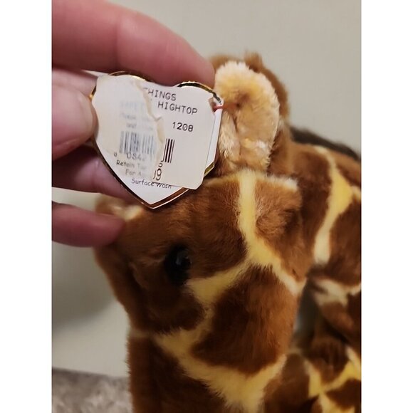 TY CLASSIC Giraffe Hightops 2003 Plush Beanie 14" Used W/ Tags RETIRED - Picture 4 of 8
